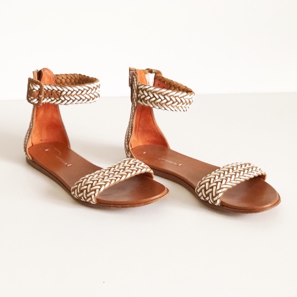 Via Spiga Shoes - Via Spiga Woven Ankle Sandals